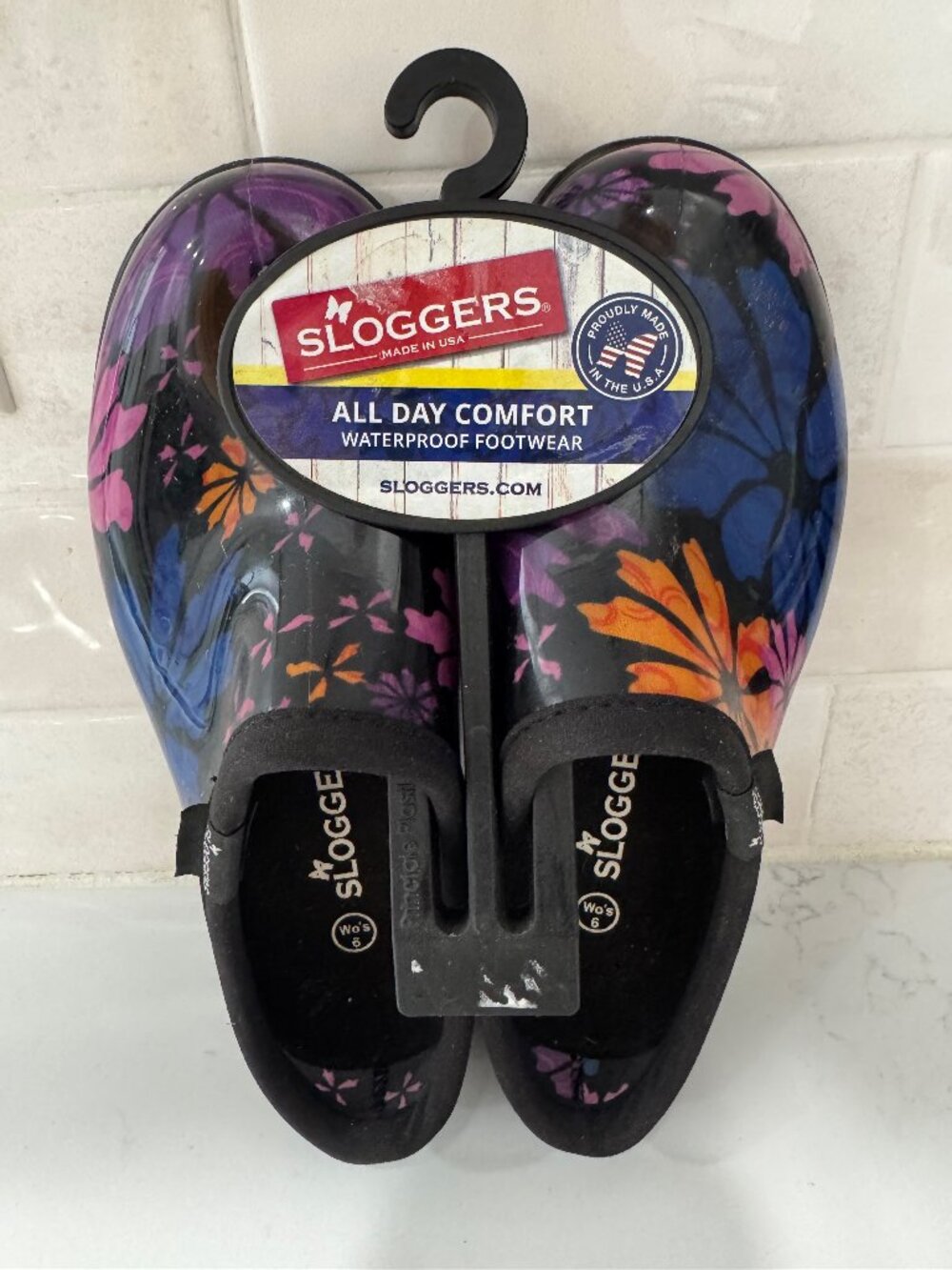 Bundle Lot 2 pair NWT Women's size 6 Sloggers Gardening Slip on Shoes Floral $80